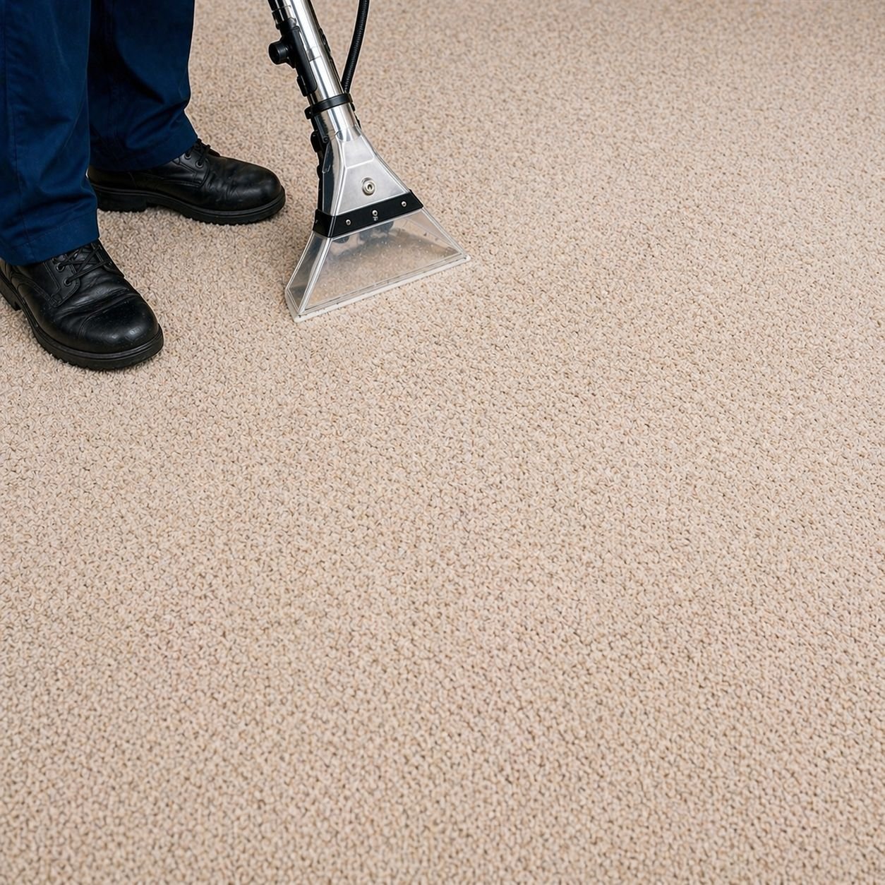 Después – alfombra limpia